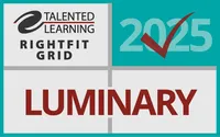 Talented Learning's 2025 RightFit Grid Luminary Badge.