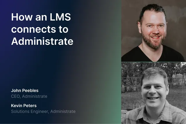 How an LMS Connects to Administrate