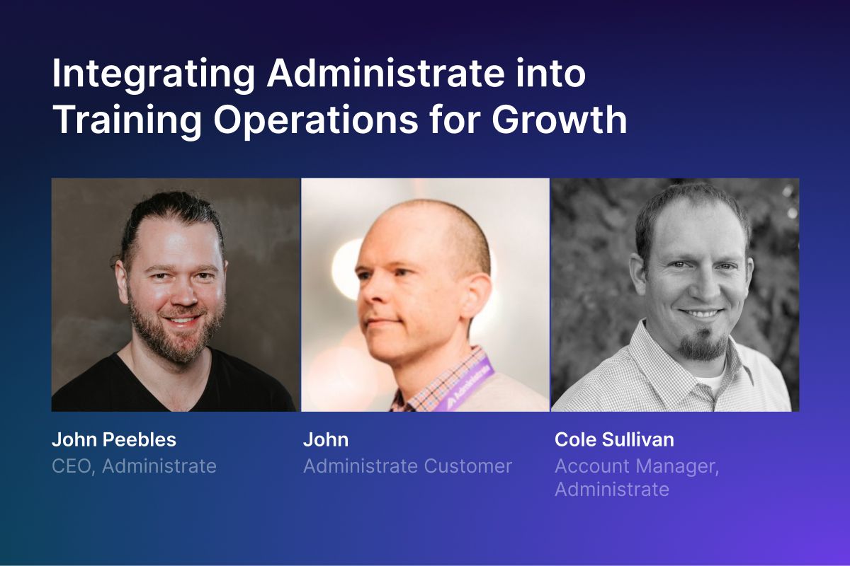How Administrate Integrates with Training Sales