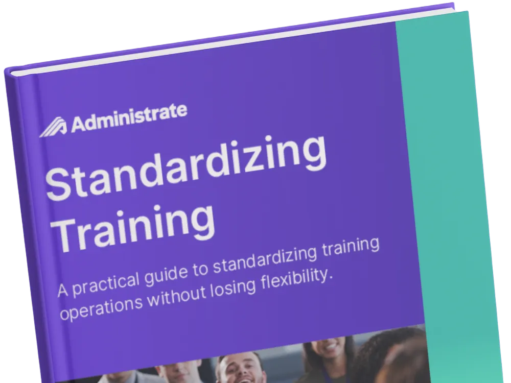 Standardize Training guidebook cover