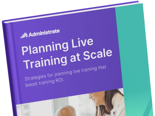 Cover of Planning Training at Scale guide.