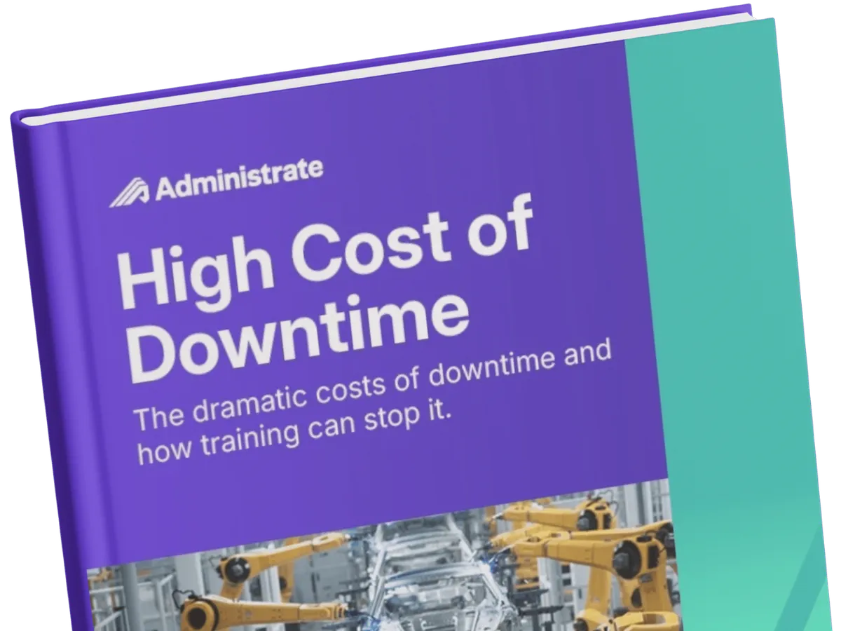 High Cost of Downtime guidebook cover.