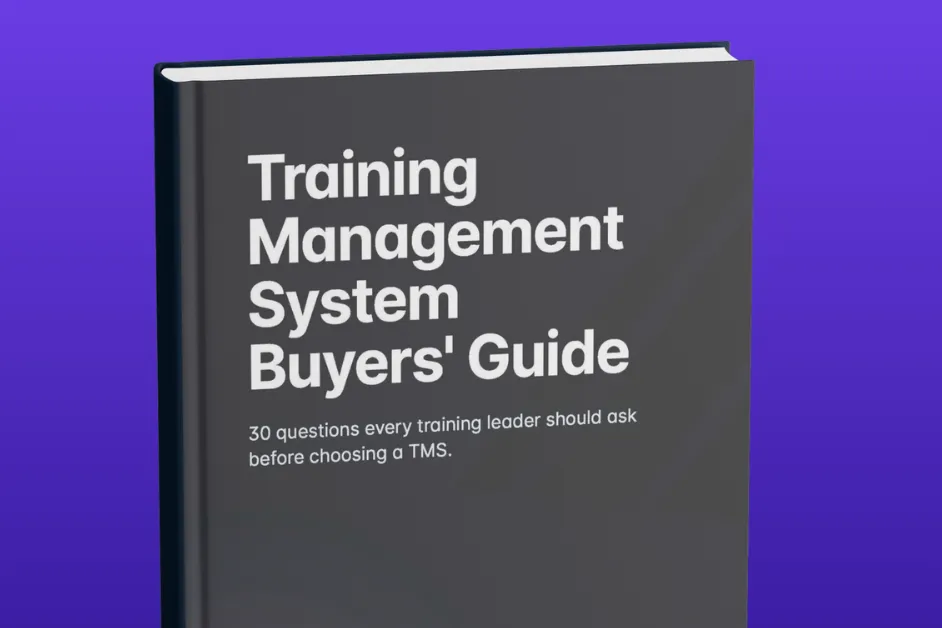 Cover of guide book on blue gradient background