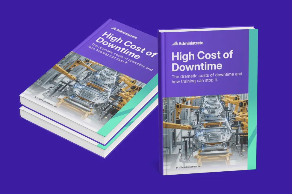 High Cost of Downtime guidebook cover.