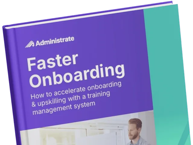 Cover of Faster Onboarding guide.