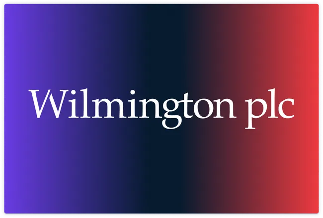 Wilmington PLC logo.