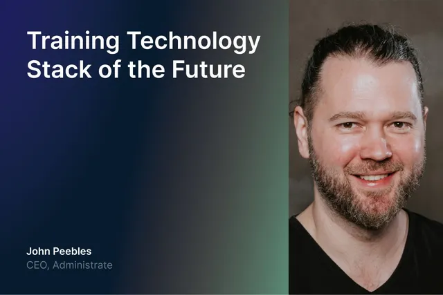 Explore the Training Technology Stack of the Future