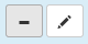 Delete and edit buttons