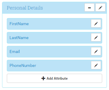 Section and Attributes example