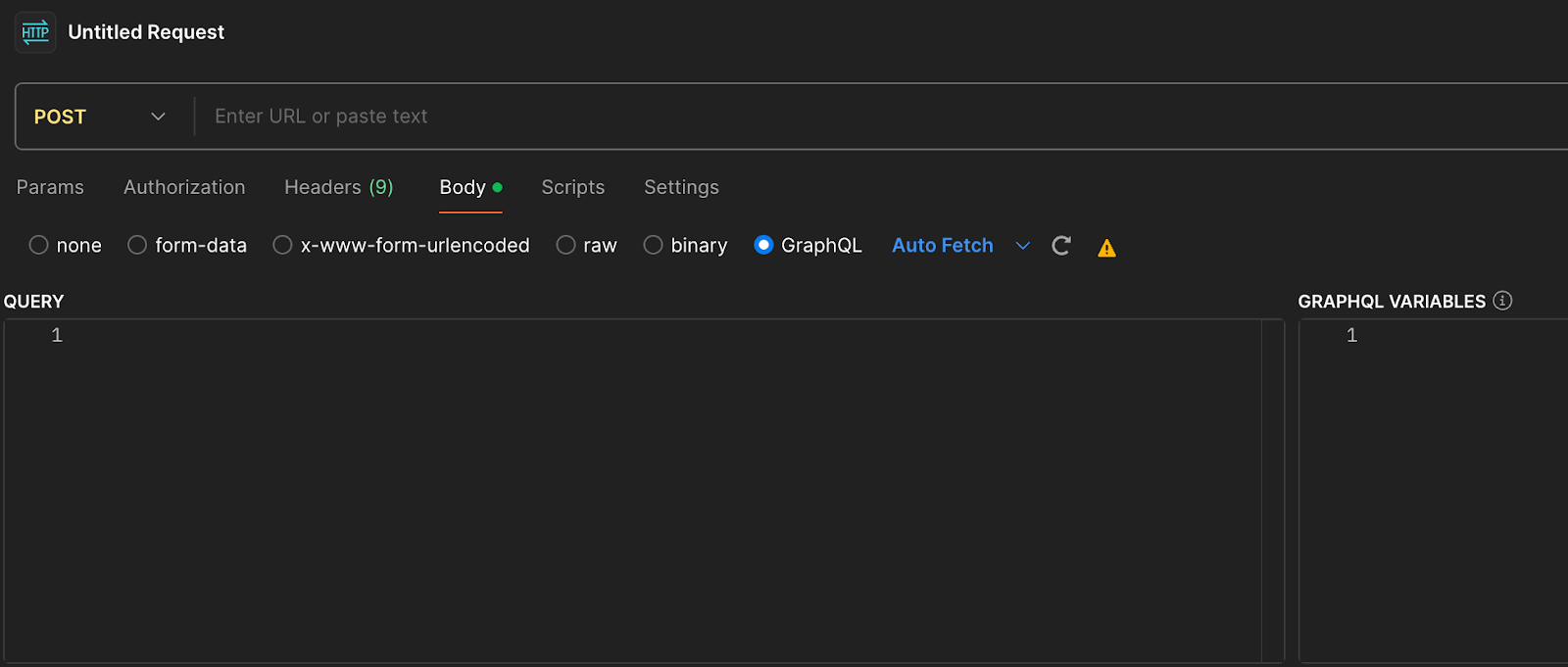 Postman HTTP request example
