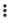 Ellipsis menu icon