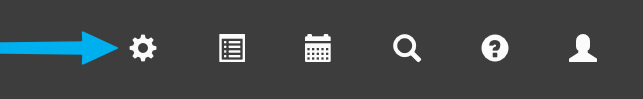 Control Panel cog icon