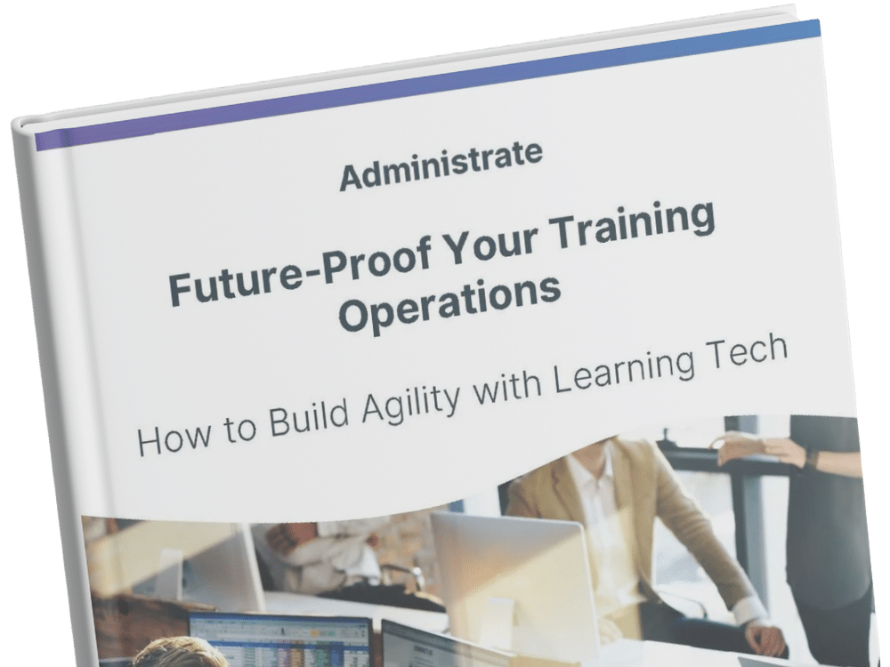 Mockup of guide: Future-proof your training operations.