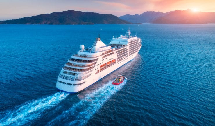 Royal Caribbean Cruise ship sailing