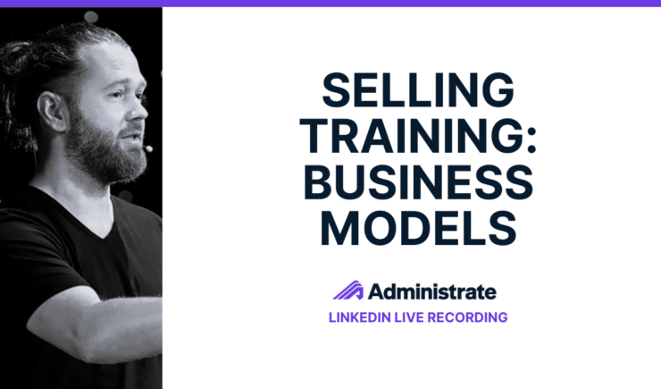 John promotes Selling Training in Administrate