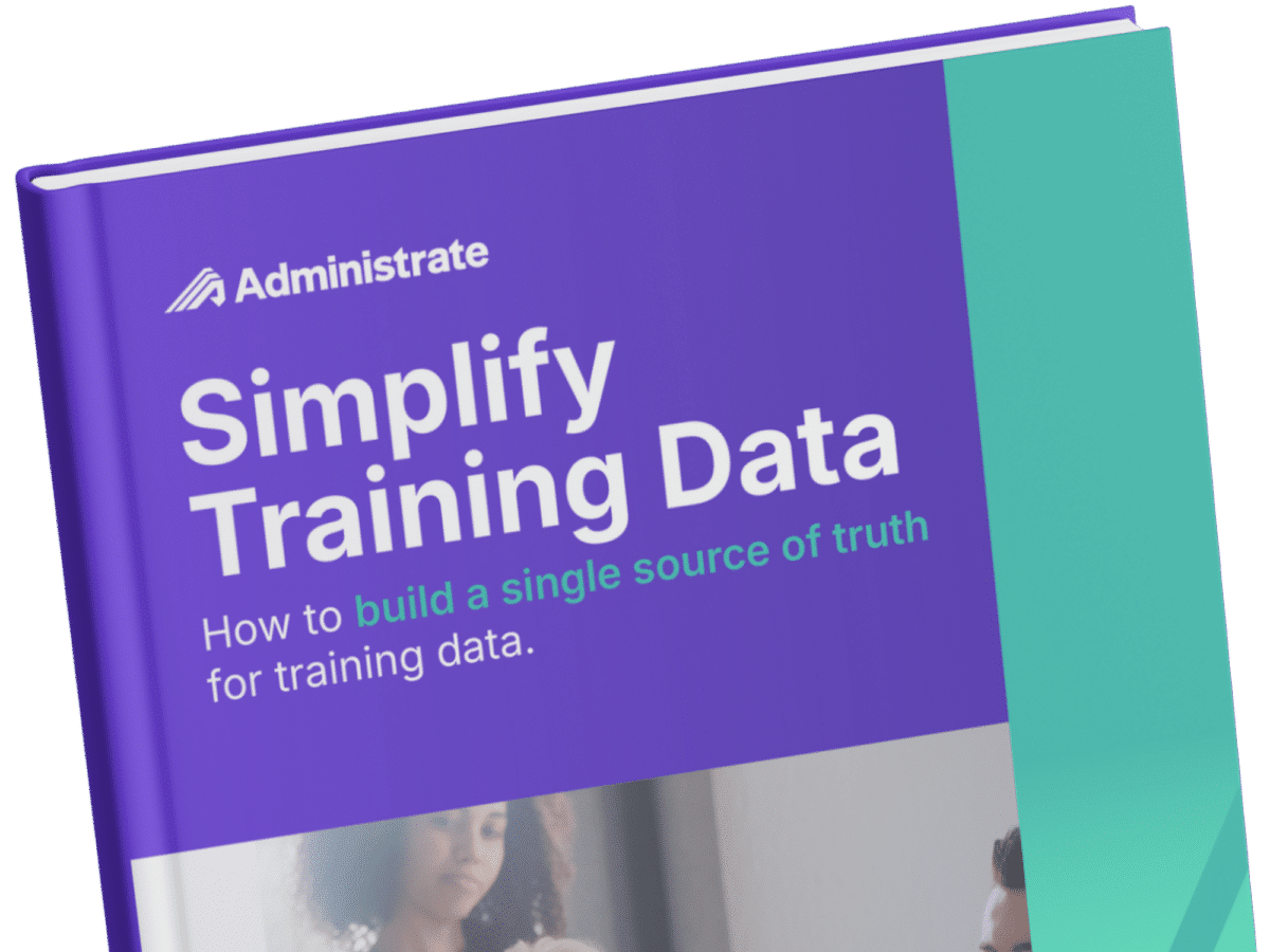 Cover of Simplify Training Data guidebook.