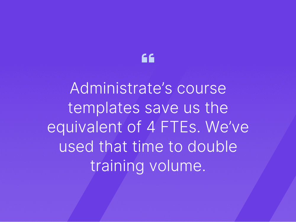 Quote from the Plan Training Faster guidebook about how to improve training logistics